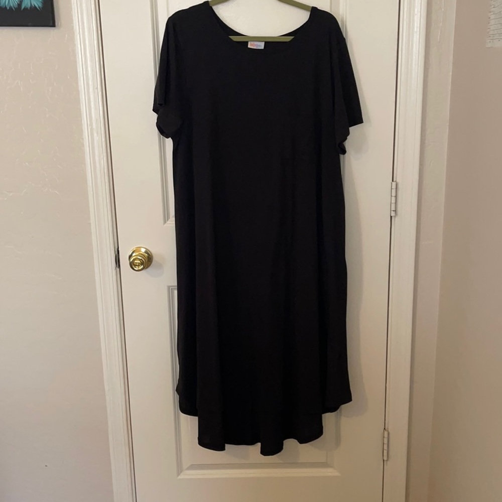 Black Carly Lularoe dress